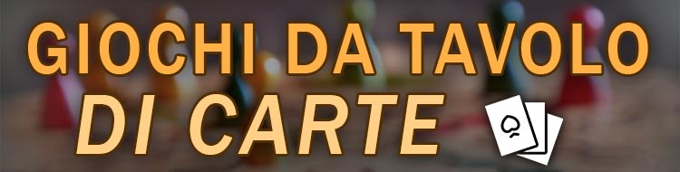 giochi da tavolo con le carte